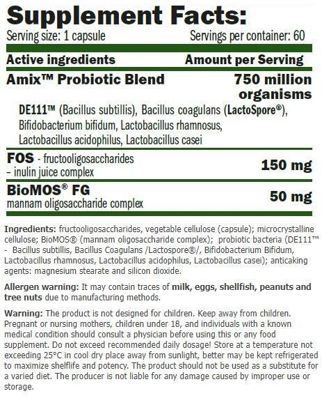 Пробіотики Amix Nutrition GreenDay ProVegan Probio Daily, 60 веганських капсул