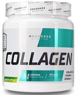 Колаген Progress Nutrition Collagen зелене яблоко, 250 г