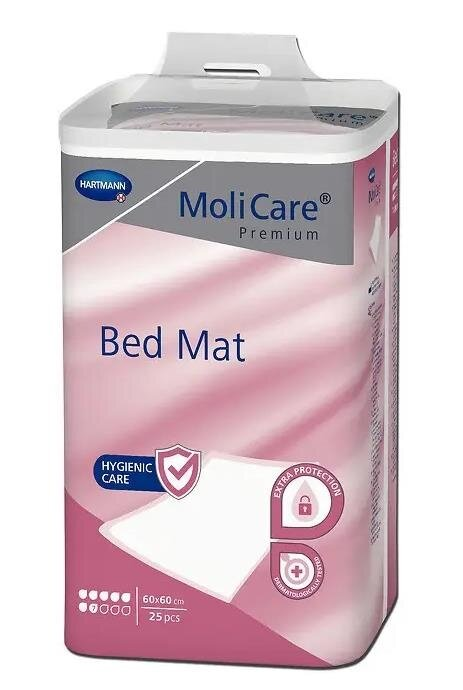 Пелюшки MoliCare Premium Bed Mat одноразові поглинаючі 60 см x 60 см, 25 шт