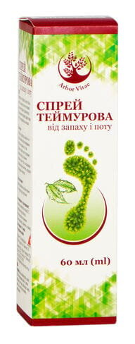 Спрей Теймурова Arbor Vitae для ніг по 60 мл у флак.
