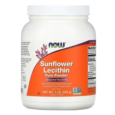 Лецитин соняшниковий NOW Sunflower Lecithin порошок, 454 г