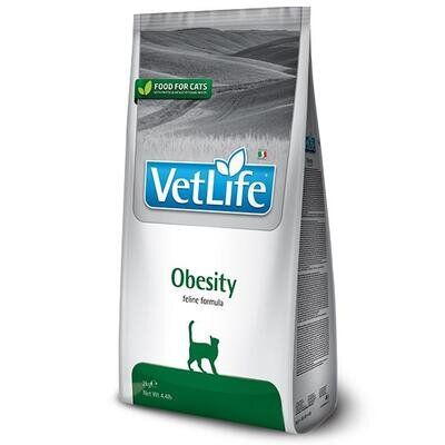 Корм сухий Farmina Vet Life Obesity для котів для зниження зайвої ваги, 2 кг