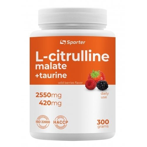 L-цитрулін малат Sporter L-Citrulline malate, 300 г