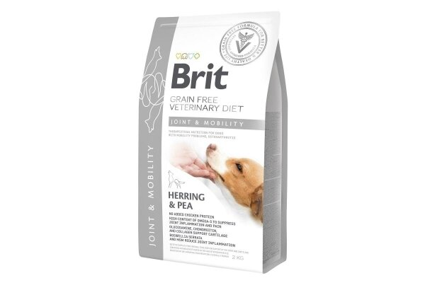 Корм сухий для собак Brit GF Veterinary Diet Dog Joint & Mobility для здоров'я суглобів з оселедцем, 2 кг