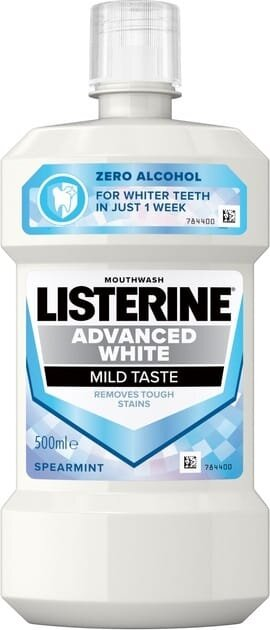 Ополіскувач для порожнини рота Listerine Advanced White Ультравідбілювання, 500 мл