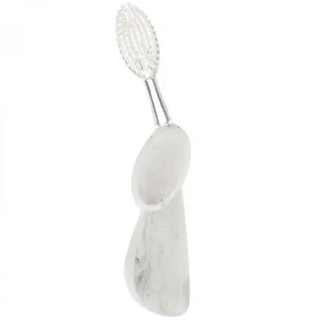 Зубна щітка Radius Big Brush Original Left hand для шульги, м'яка, білий мармур