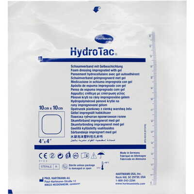 Пов'язка гідрогелева HydroTac губчаста 10 см х 10 см