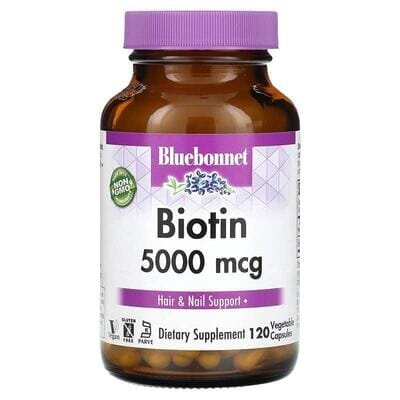 Біотин 5000 мкг Bluebonnet Nutrition капсули №120