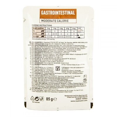 Корм вологий для кішок Royal Canin Gastro Intestinal Moderate Calorie для котів при порушеннях травлення, 85 г