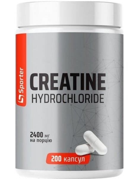 Креатин Sporter Creatine hydrochloride 2400 капсули №200