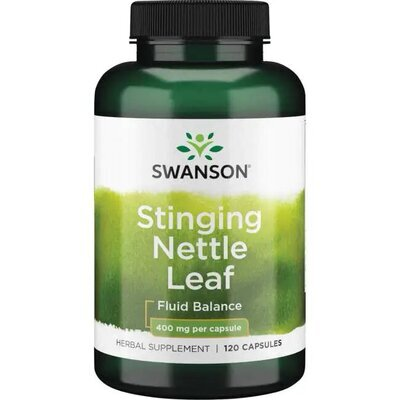 Кропиви листя Swanson Stinging Nettle Leaf капсули по 400 мг 120 капсул