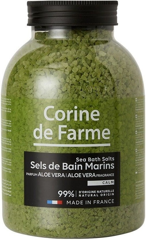Сіль морська для ванн Corine De Farme Алое вера, 1,3 кг
