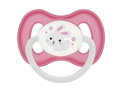 Пустушка силіконова Canpol Babies Bunny & Company симетрична 23/270_pin, 18+ місяців, 1 шт
