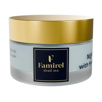 Крем для обличчя Famirel Hyaluronic Acid Extra Hydration нічний, 50 мл