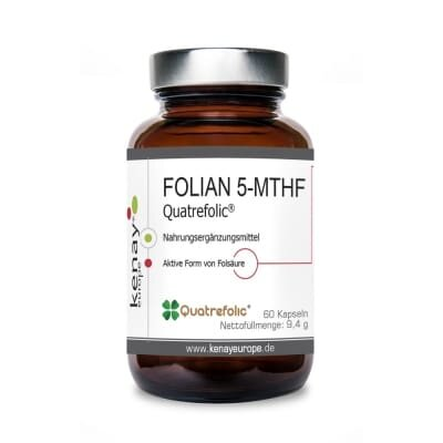 Фолієва кислота 5-MTHF Quatrefolic(R) капсули №60 у бан.
