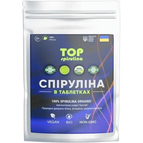 ТОП-Спіруліна (з озера Ченхай) у таблетках, 100 г