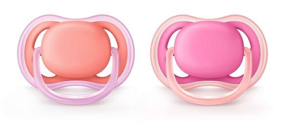 Пустушка силіконова Philips Avent Ultra Air SCF245/22, 6-18 місяців, 2 шт