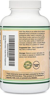 Ірландського моху екстракт Double Wood Irish Moss Extract 1200 мг, 180 капсул