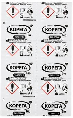 Таблетки Корега Біо для очищення зубних протезів, 30 шт