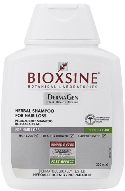 Шампунь Bioxsine Derma Gen Herbal трав'яний против випадіння для жирного волосся, 300 мл
