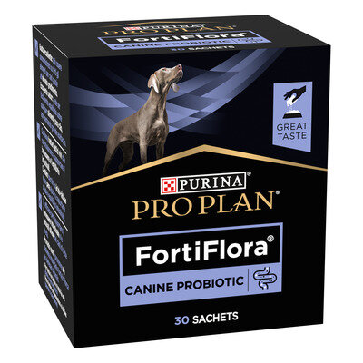 Корм додатковий Purina Pro Plan FortiFlora Canine Probiotic пробіотик для дорослих собак і цуценят порошок по 1 г, 30 пакетів