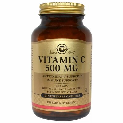Вітамін С Solgar Vitamin C 500 мг вег. капсули №100