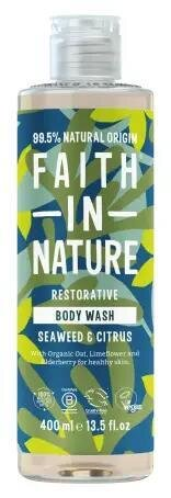 Гель для душу Faith In Nature натуральний з морськими водоростями та цитрусом, 400 мл