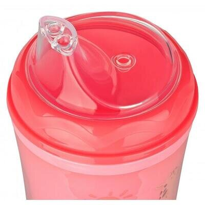 Поїльник Baby-Nova 34123-1 з м'яким носиком, рожевий, 250 мл