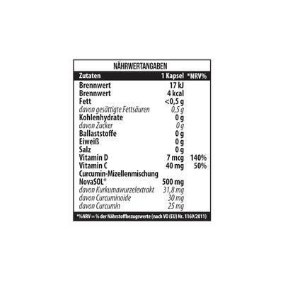Куркумін MST Nutrition Curcumin NovaSOL, 60 рідких капсул