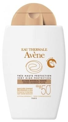 Флюїд Avene Fluide Mineral Teinte SPF50 + сонцезахисний тональний мінеральний, 40 мл