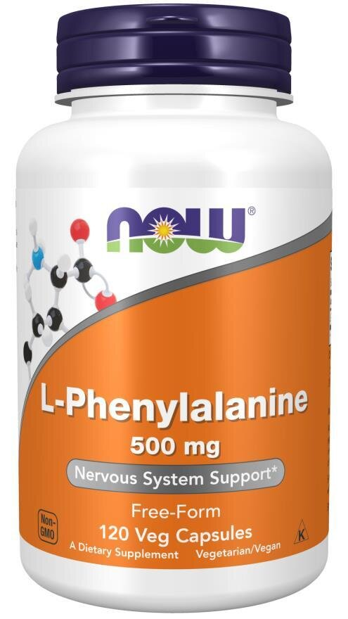L-фенілаланін NOW L-Phenylalanine 500 мг вег. капсули №120