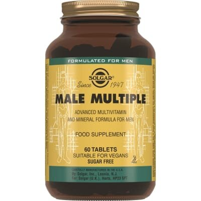 Вітаміни для чоловіків Solgar Male Multiple таблетки №60