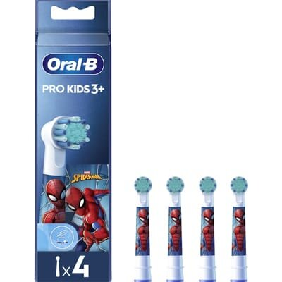 Змінні насадки для електричної щітки Oral-B Kids Людина-павук EB10S, 4 штуки