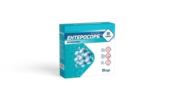 ЕнтероСорб 7% у саше-пакет по 15 гр. № 15