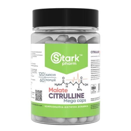 Цитрулін Stark Pharm Citruline Malate 750 мг, 120 капсул