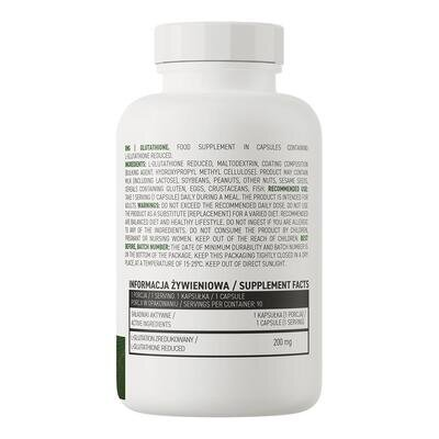 Глутатіон OstroVit Glutathione VEGE, 90 капсул