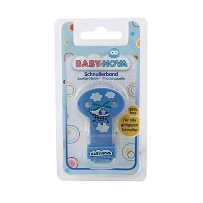 Тримач для пустушки Baby-Nova 34122, з овальною кліпсою