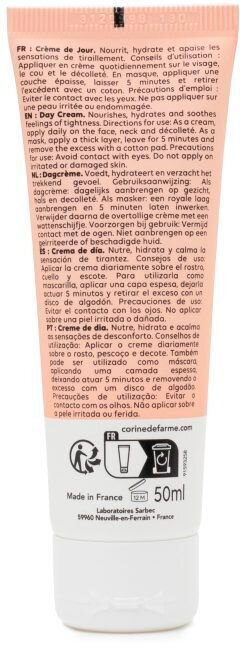 Крем для обличчя Corine de Farme Aloe Vera поживний для всіх типів шкіри, 50 мл
