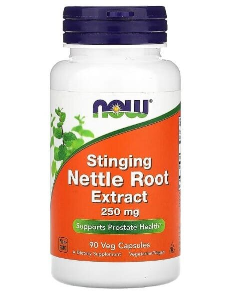 Кропиви дводомної екстракт NOW Stinging Nettle Root Extract 250 мг вег. капсули №90