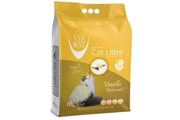Наповнювач для туалету VanCat Vanilla бентонітовий з ароматом ванілі, 10 кг