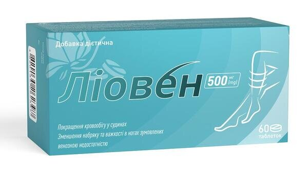 Ліовен таблетки в/плів. обол. №60