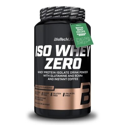 Протеїн Biotech Iso Whey Zero caffe latte, 908 г