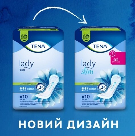 Прокладки урологічні Tena Lady Slim Extra, 10 штук