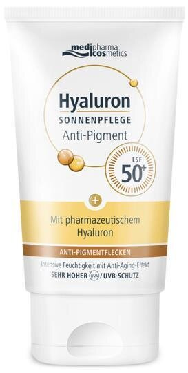 Крем для обличчя Hyaluron сонцезахисний з SPF50+ антивіковий проти пігментних плям, 50 мл