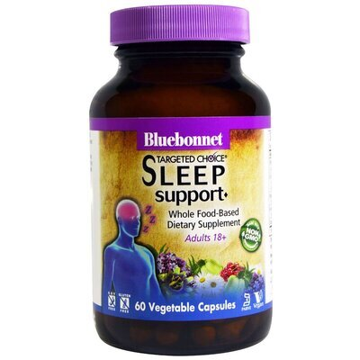 Комплекс Нормалізація cна Bluebonnet Nutrition Targeted Choice Sleep Support, 60 рослинних капсул
