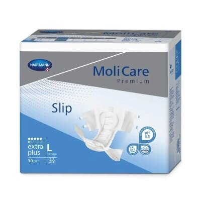 Підгузки для дорослих при нетриманні MoliCare Premium Slip extra plus, розмір L, 30 шт