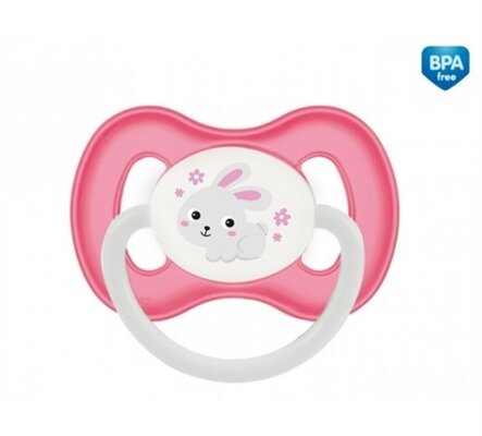 Пустушка латексна Canpol Babies 23/278_pin Bunny & Company кругла 6-18 місяців, 1 шт