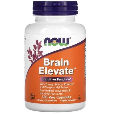 Підтримка функцій мозку NOW Brain Elevate капсули №120