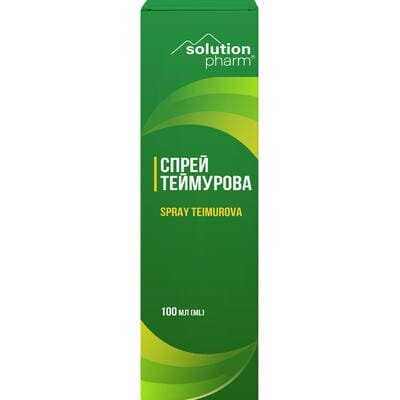 Теймурова спрей Solution Pharm для ніг від запаху та поту по 100 мл у фл.
