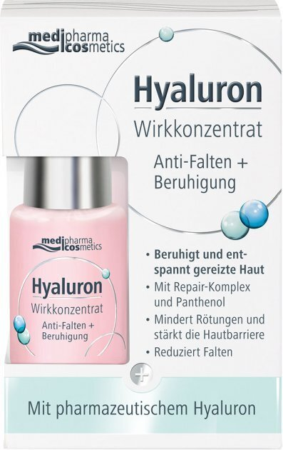 Сироватка для обличчя Hyaluron (Pharma Hyaluron) активний гіалурон-концентрат для відновлення чутливої шкіри, 13 мл